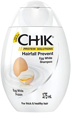 Chik Protein Solutions - Hairfall Prevent Egg White Shampoo - 175ml for thick and Healthy