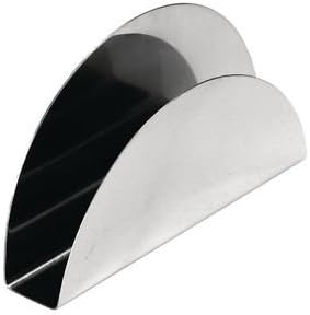 iKonbi Stainless Steel Half Moon Shape Napkin Holder- Set of 2