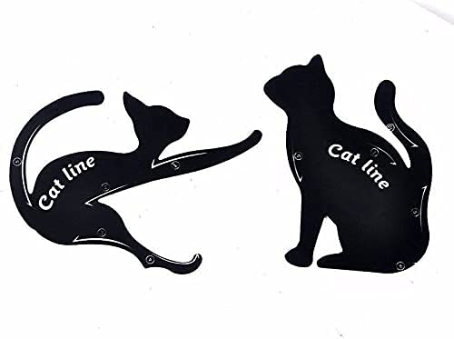 iKonbi 2Pcs/Set New Catshape Line Eye Makeup cat shape Stencils Templates Makeup Tools Kits For Eye