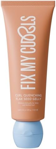 Curl Quenching Flax Seed Gelly For Curly And Wavy Hair, 3.52 Oz
