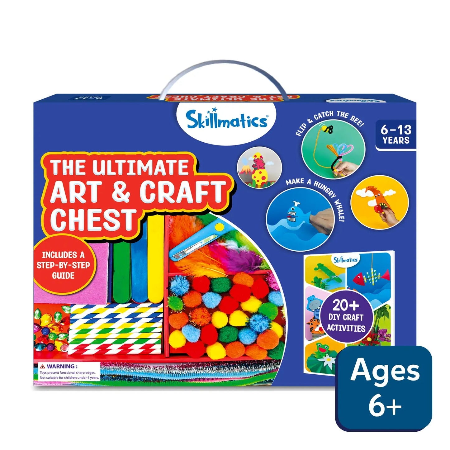 Skillmatics Ultimate Art & Craft Activity Chest | DIY Activity Set (ages 6-13)