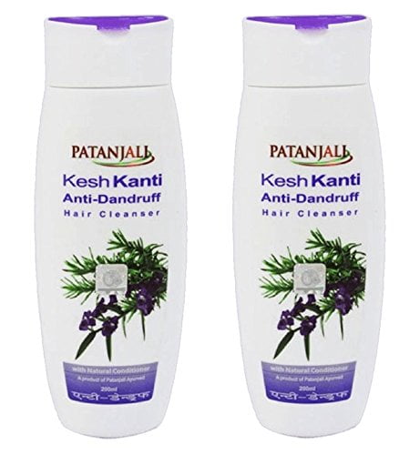 Patanjali Kesh Kanti Anti-Dandruff Hair Cleanser Shampoo, 200ml (Pack of 2)