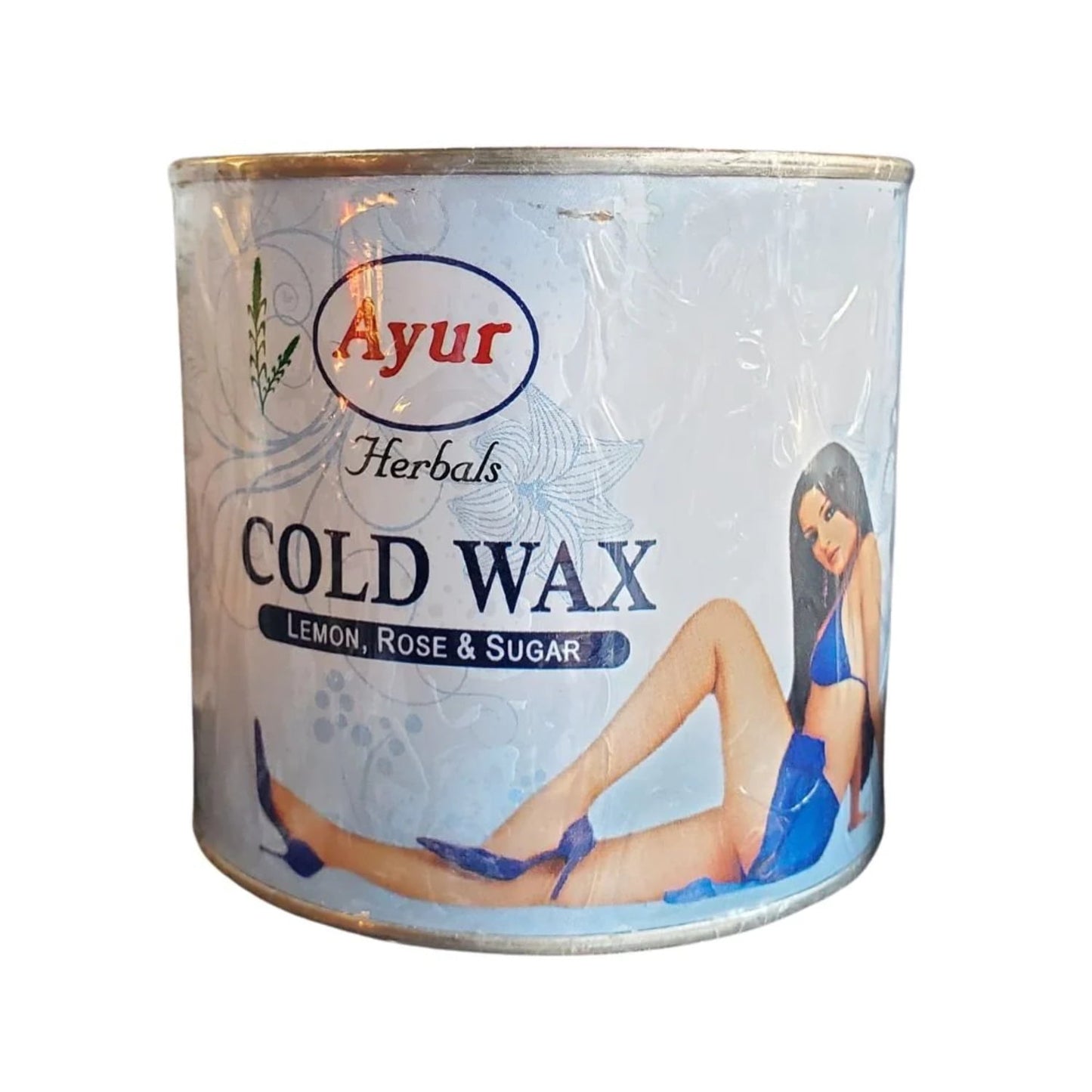 Ayur Herbals Cold Wax With Lemon Rose Sugar 600gm (Pack of 2)