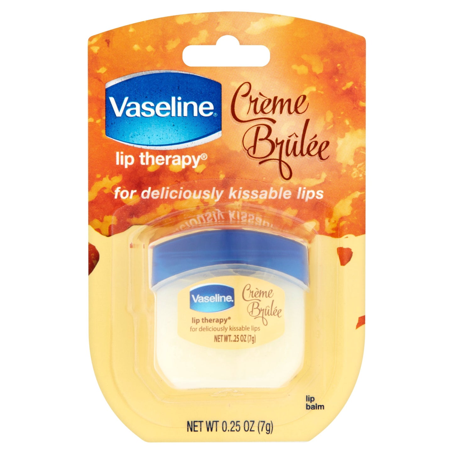 Vaseline Creme Brulee Lip Therapy LipBalm, 0.25 oz