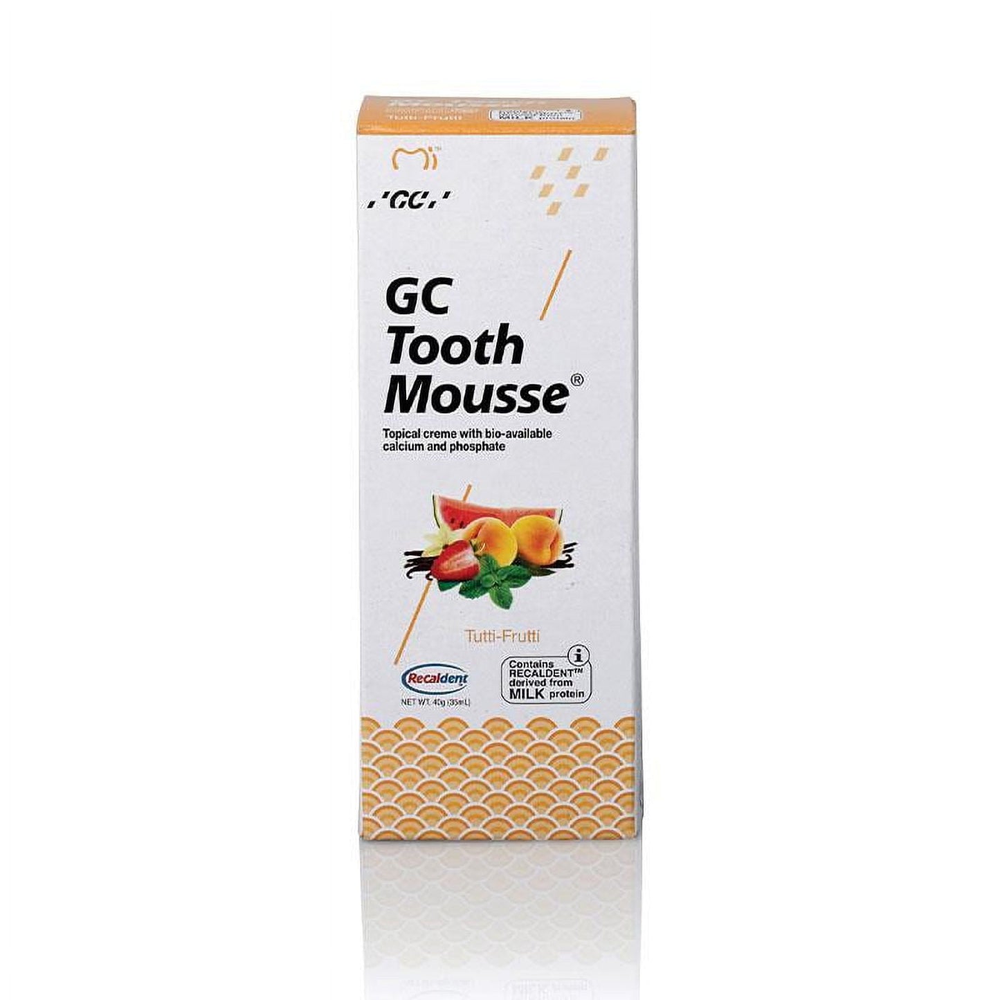 GC Tooth Mousse Toothpaste Tutti-Frutti Flavor 40g