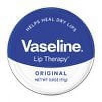Vaseline Lip Therapy LipBalm Tin Original Helps Heal Dry Lips 0.6 oz