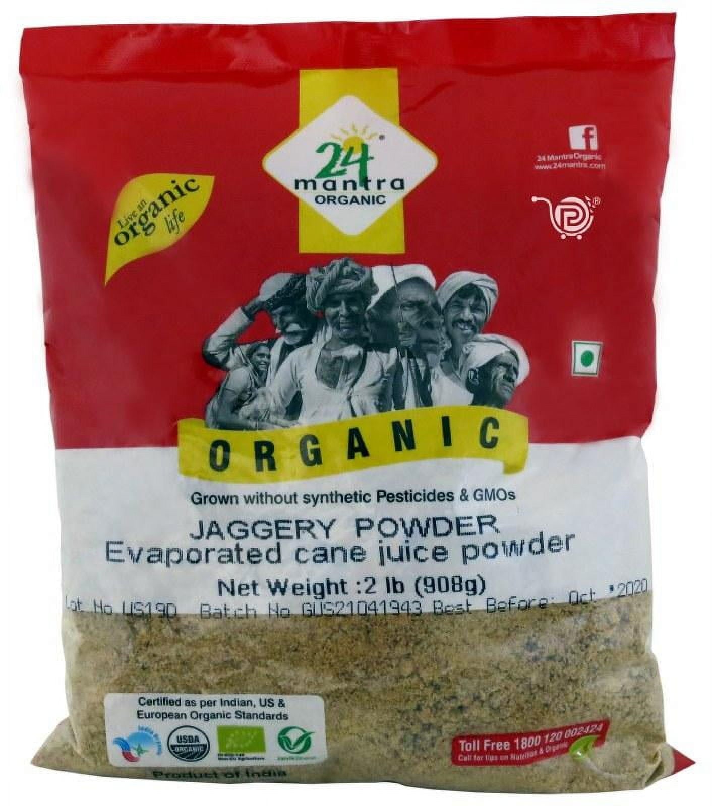 24 Mantra Organic Jaggery Powder 2 LB