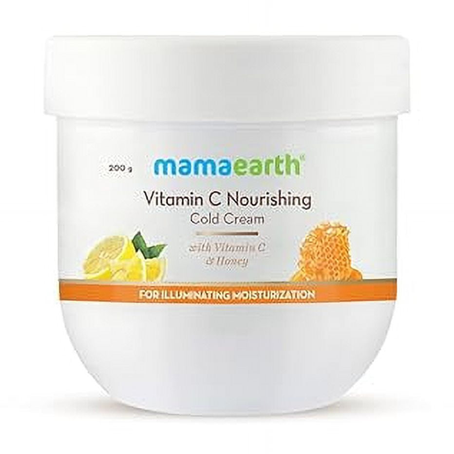 Mamaearth Vitamin C Nourishing Cold Winter Cream for Face & Body with Vitamin C & Honey fo