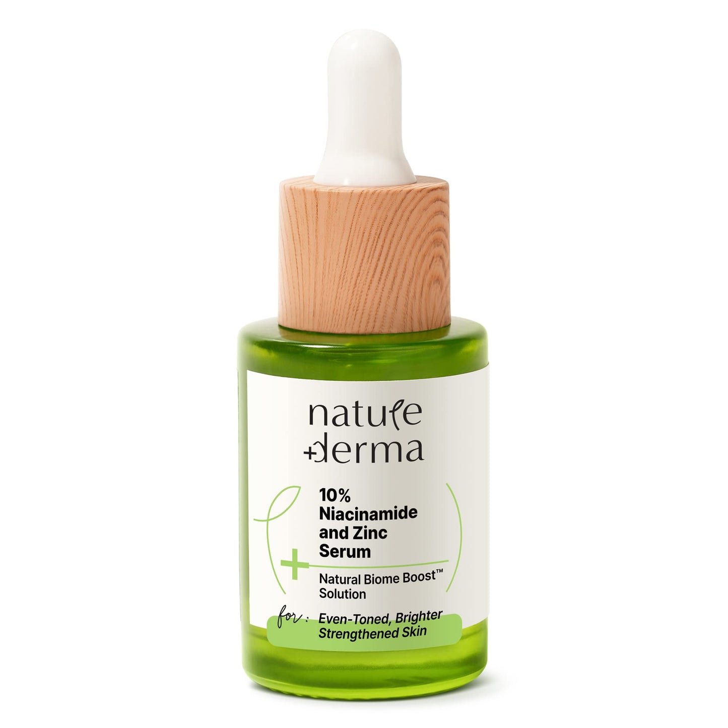 Nature Derma 10% Niacinamide & Zinc Serum with Natural Biome-Boostâ„¢ | Reduces Pores and