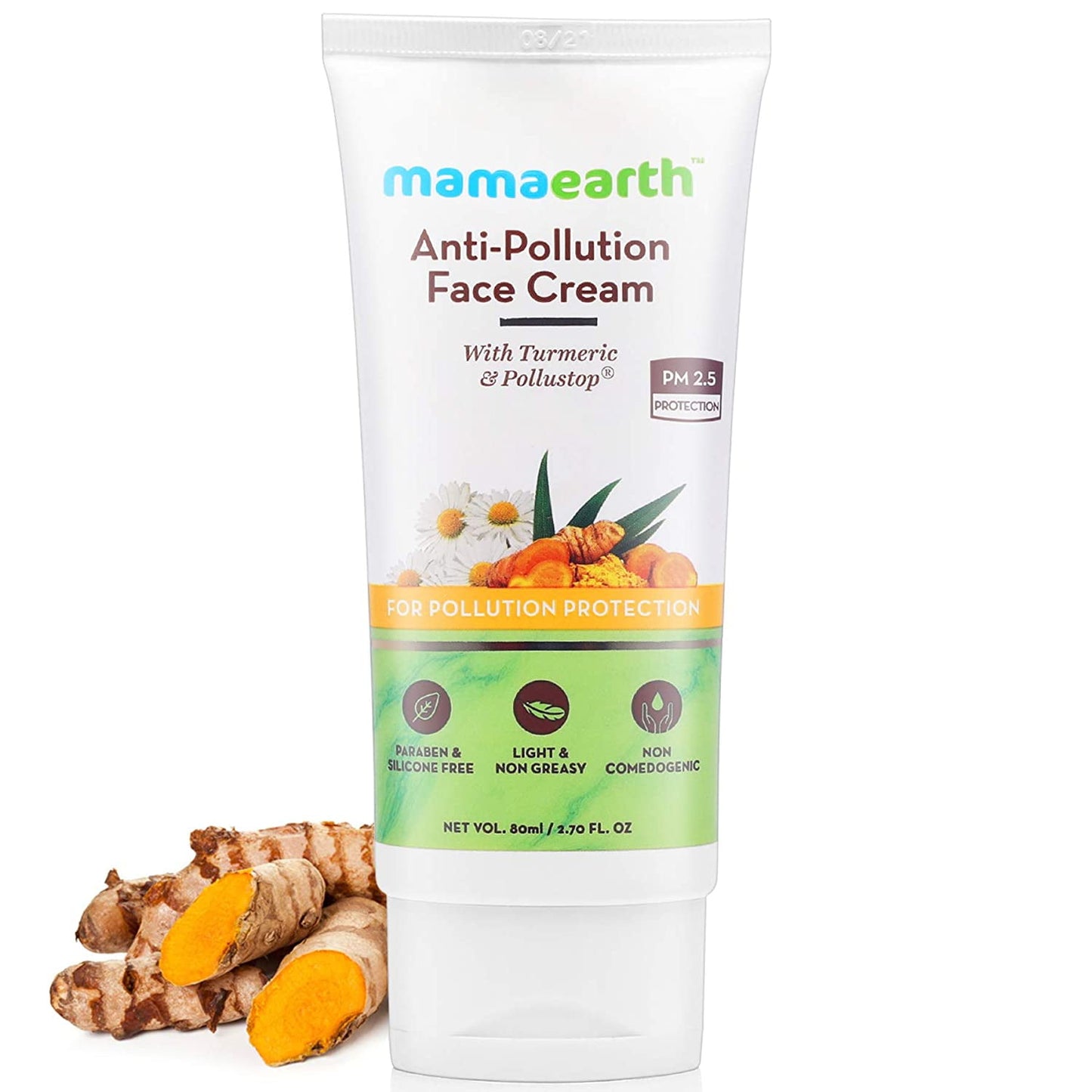 Mamaearth Anti-Pollution Daily Face Cream for Dry & Oily Skin with Turmeric & Pollustop®