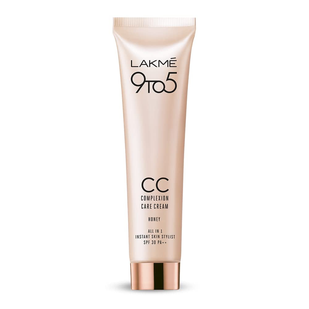 Lakme 9to5 CC Cream with SPF30 PA++ - Bronze |Enriched with 3% Niacinamide|Lightweight Moi