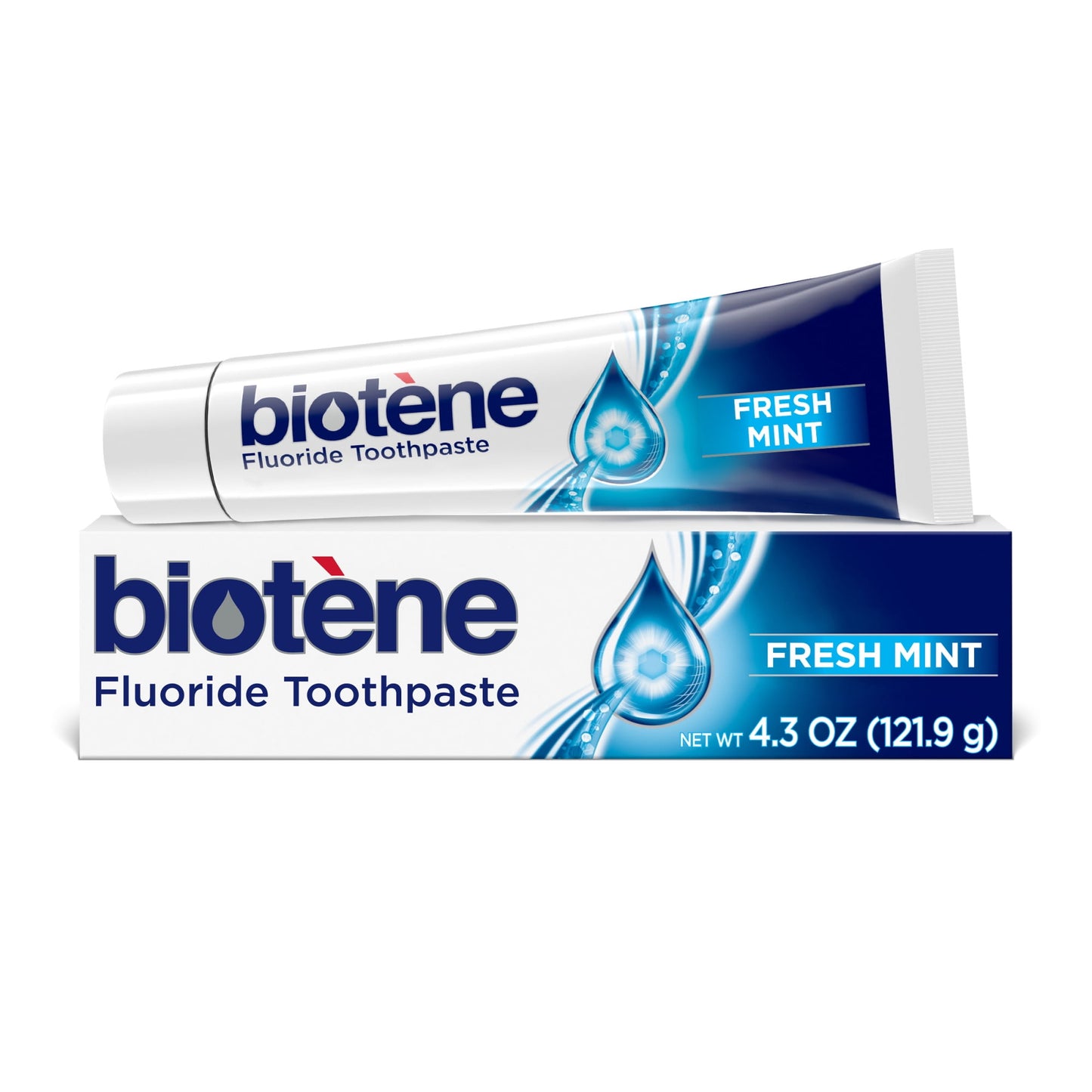 Biotene Original Sugar Free Fluoride Toothpaste for Dry Mouth, Fresh Mint, 4.3 Oz