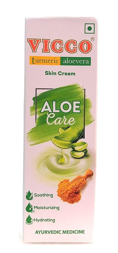 Vicco Turmeric Aloevera Skin Cream 15g pack of (2 * 15gm)