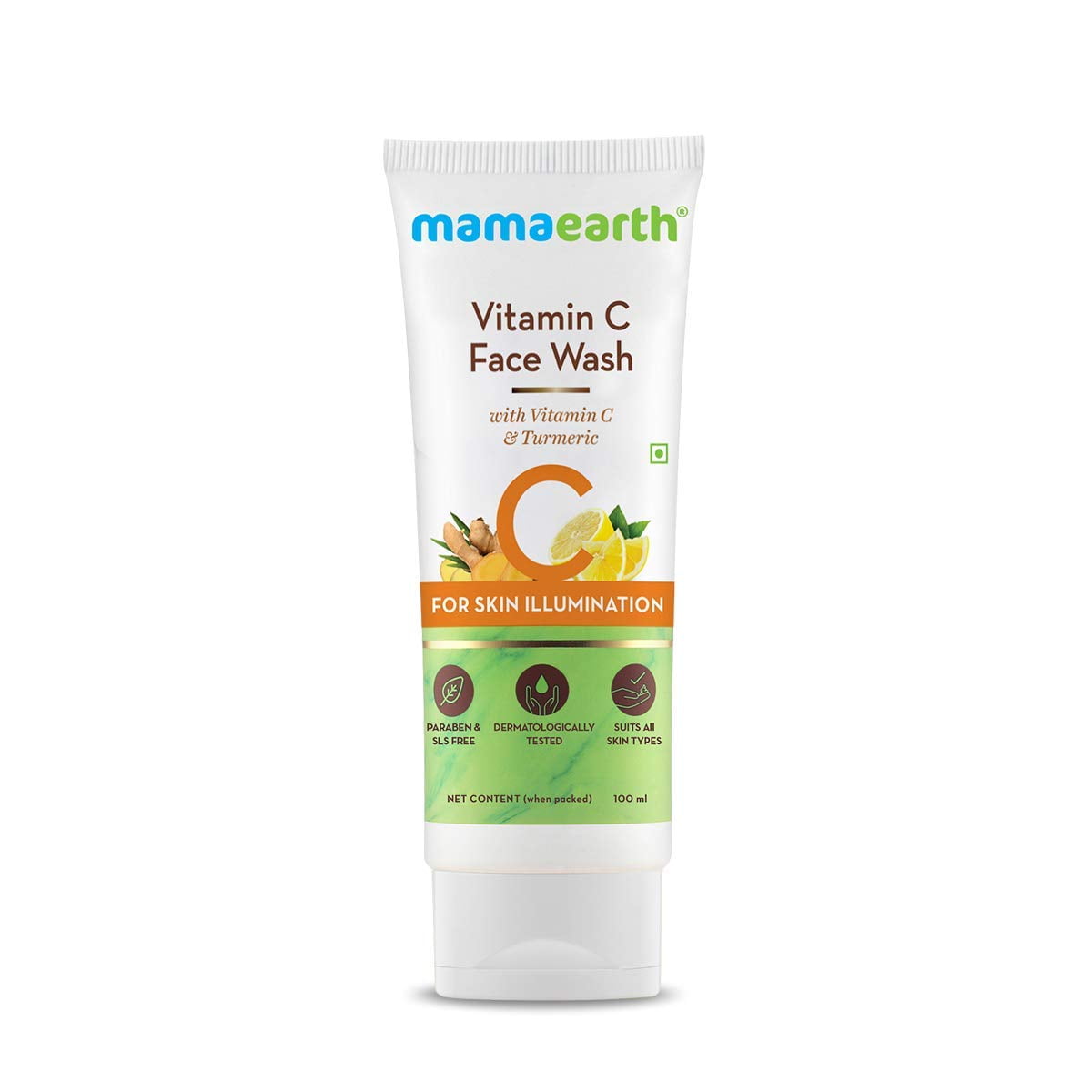 Mamaearth Vitamin C FaceWash for Skin Illumination | Gentle & Hydrating Dead Skin Exfoliat