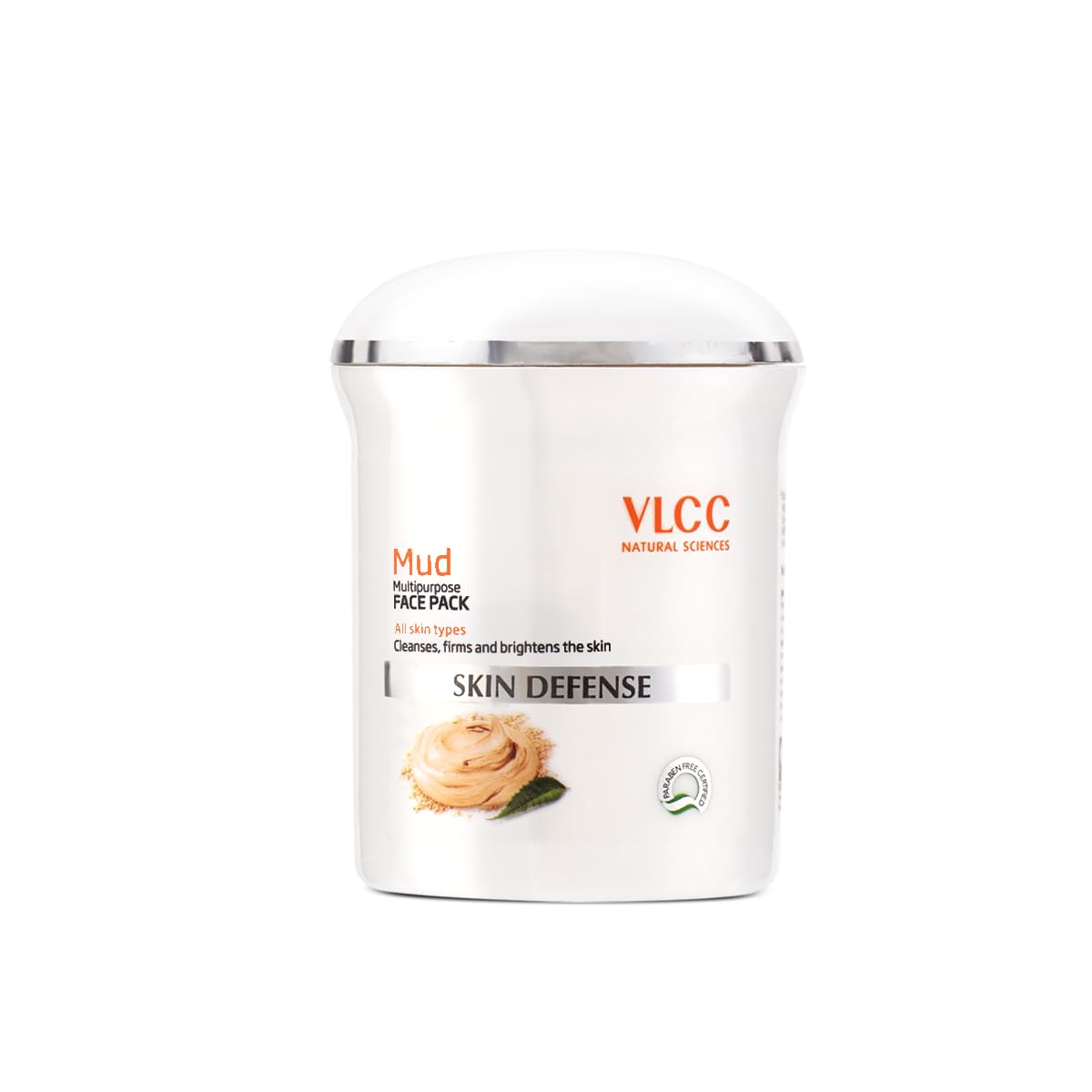 Vlcc Mud FacePack All Skin Types Cleanses Firms And Brightens Skin Defense 70 g