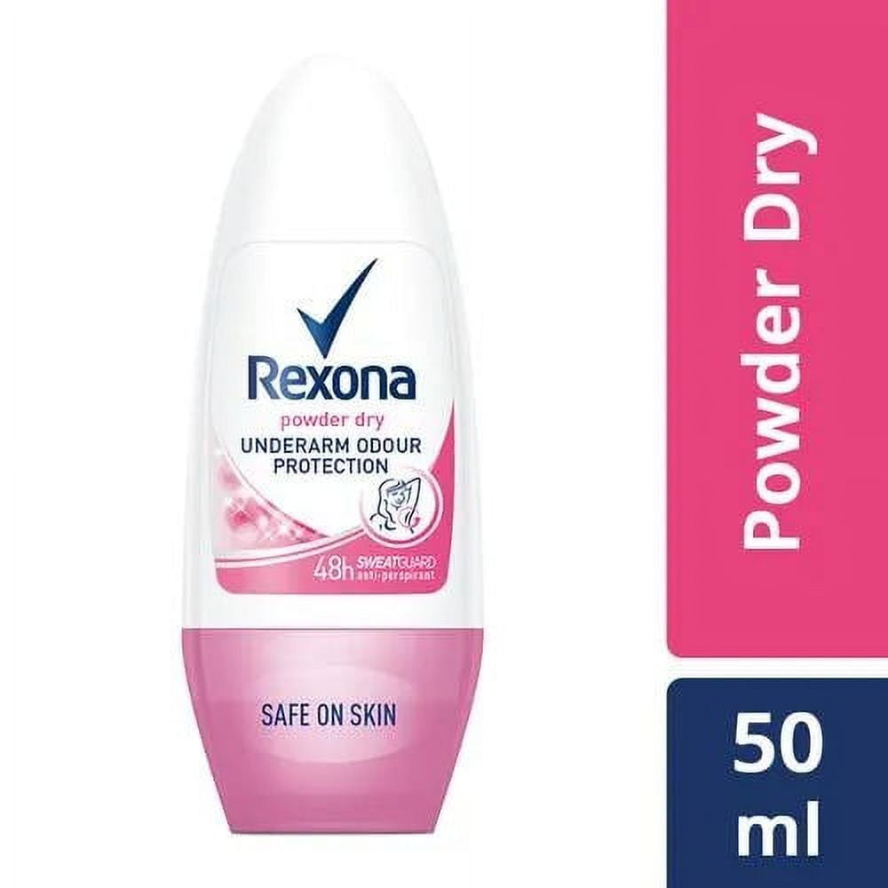 Rexona Powder Dry Underarm Roll On Deodorant For Women, Antiperspirant, Removes Odour, Kee