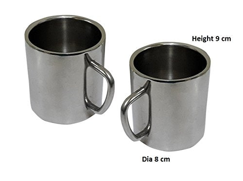 iKonbi Set of 2 Double Wall Big Sober Tea/Coffee Mugs