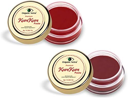 Organic Netra Sindoor/Kumkum Paste Waterproof Long lasting, Smudge Proof Sindoor Pure and