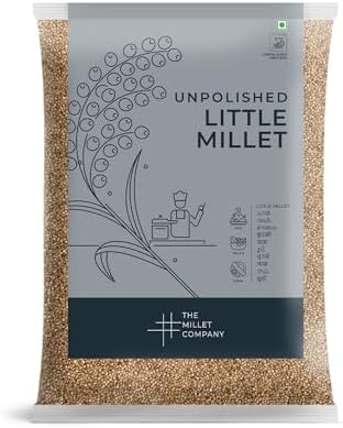 The Millet Company Unpolished Little Millet, Saame, Sava, Gluten Free, Natural Farm Produc