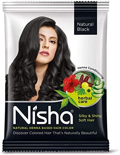Natural Color Hair Henna Powder (Natural Black) 10G