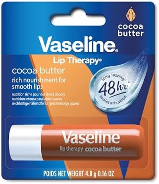 Vaseline Lip Therapy Stick Cocoa Butter with Petroleum Jelly for Soft Smooth Lips | Intens