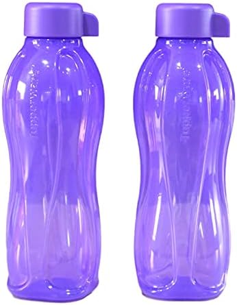 Tupperware Aquasafe Bottle (500Ml) Purple, Set Of 2
