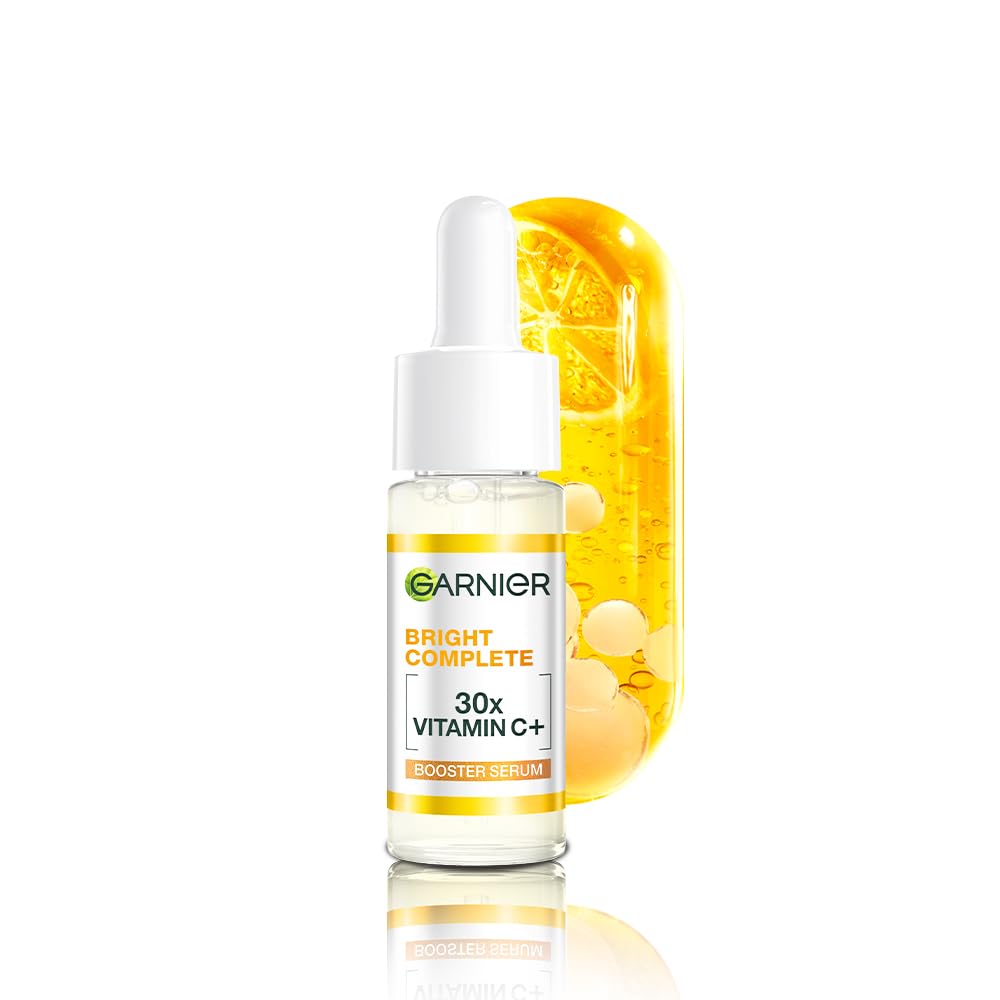 Garnier Targeted Anti Dark Spot Night Serum for Face, with 10% Pure Vitamin C & Hyaluronic