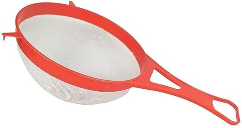 Yuktha Eternal Plastic Soup & Juice Strainer/Liquid Filter-15 (Set of 1, Red)