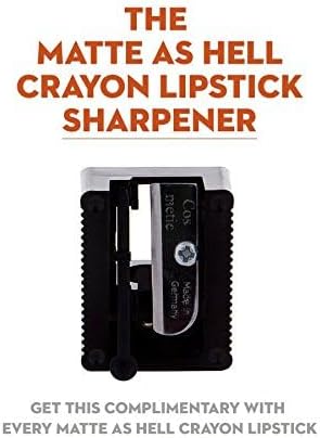 Sugar Matte As Hell Crayon Lipstick Sharpener