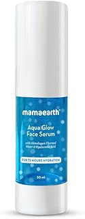 Mamaearth Aqua Glow FaceSerum: Himalayan Thermal Water & Hyaluronic Acid, 30