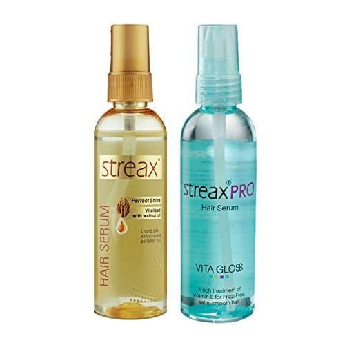 Streax Vitagloss Serum & Vitalized Serum: 100ml Each,