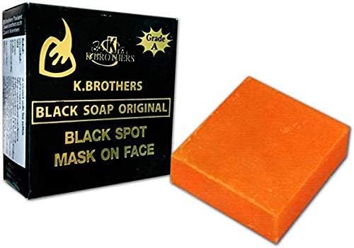 K Brothers Carrot Soap for Black Spot and Mask On Face 100g