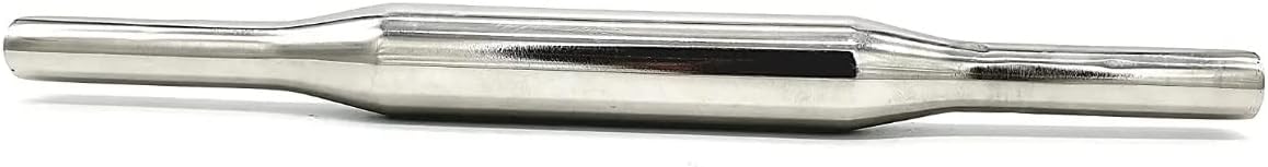 iKonbi Stainless Steel Classic Thick Belan | Rolling Pin | Steel Belan for Roti