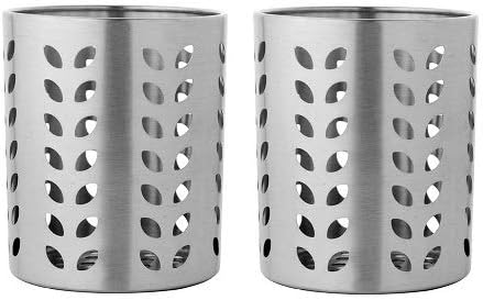 iKonbi Stainless Steel Leaf Hole Cutlery Holder Set of 2