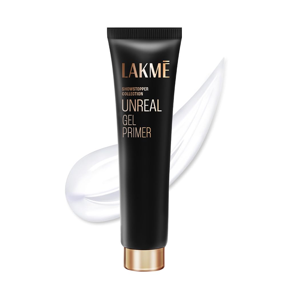 LAKMÉ Gel Face Primer, 30g - Smooth Finish, Vitamin E Enriched, Long-lasting Makeup, White