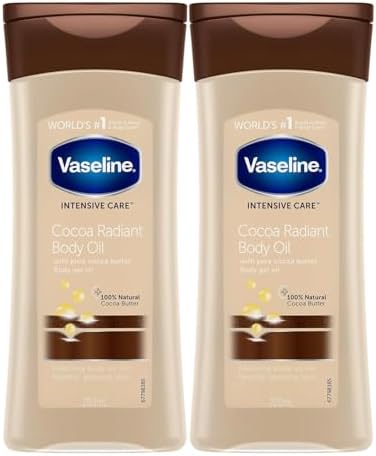 Vaseline Total Moisture Cocoa Radiant Body Gel Oil - 6.8 oz - 2 pk