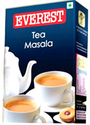 Everest Tea Masala Blended Spice Mix for Strong Indian Taste & Aroma: 50g, Pack of