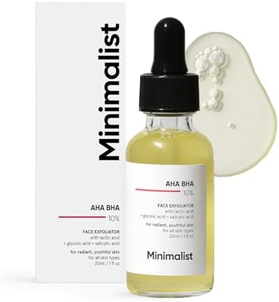 Minimalist 10% AHA (Lactic Acid & Glycolic Acid) BHA (Salicylic Acid) Exfoliating Serum |