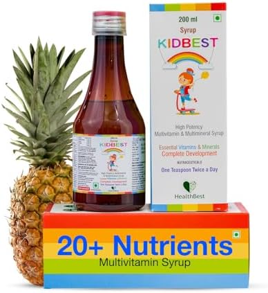 Kidbest Multivitamin Syrup for 3-13 Years Kids | 200ml