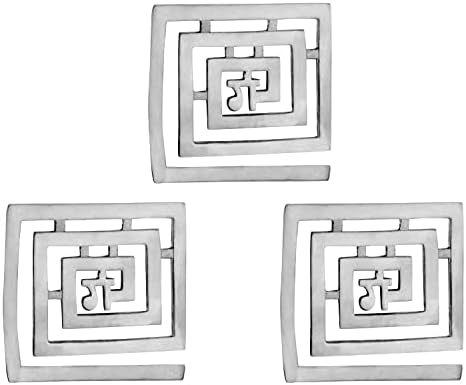 6 INCH Lead GAA Square Helix for Main Entrance, Bedroom & Kitchen for VAASTU DOSH VAASTU S