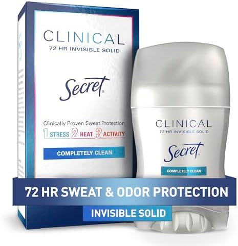 Secret Clinical Strength Invisible Solid Women's Antiperspirant & Deodorant Completely Cle