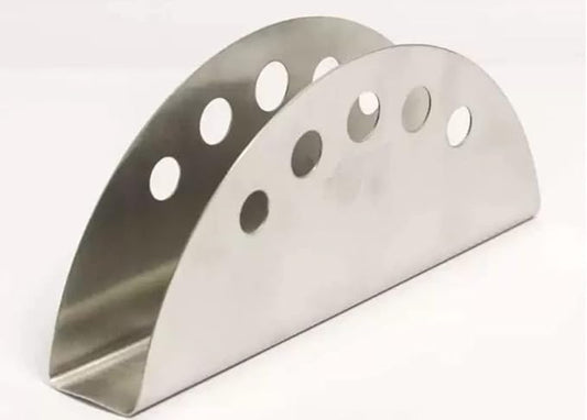 iKonbi Stainless Steel Round Hole Tissue Holder/ Napkin Holder- Set of 6