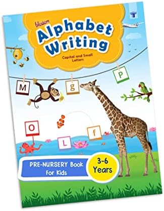 Blossom English Alphabet Writing Book for Kids | 3 to 5 Year Old | ABCD Capital and Small