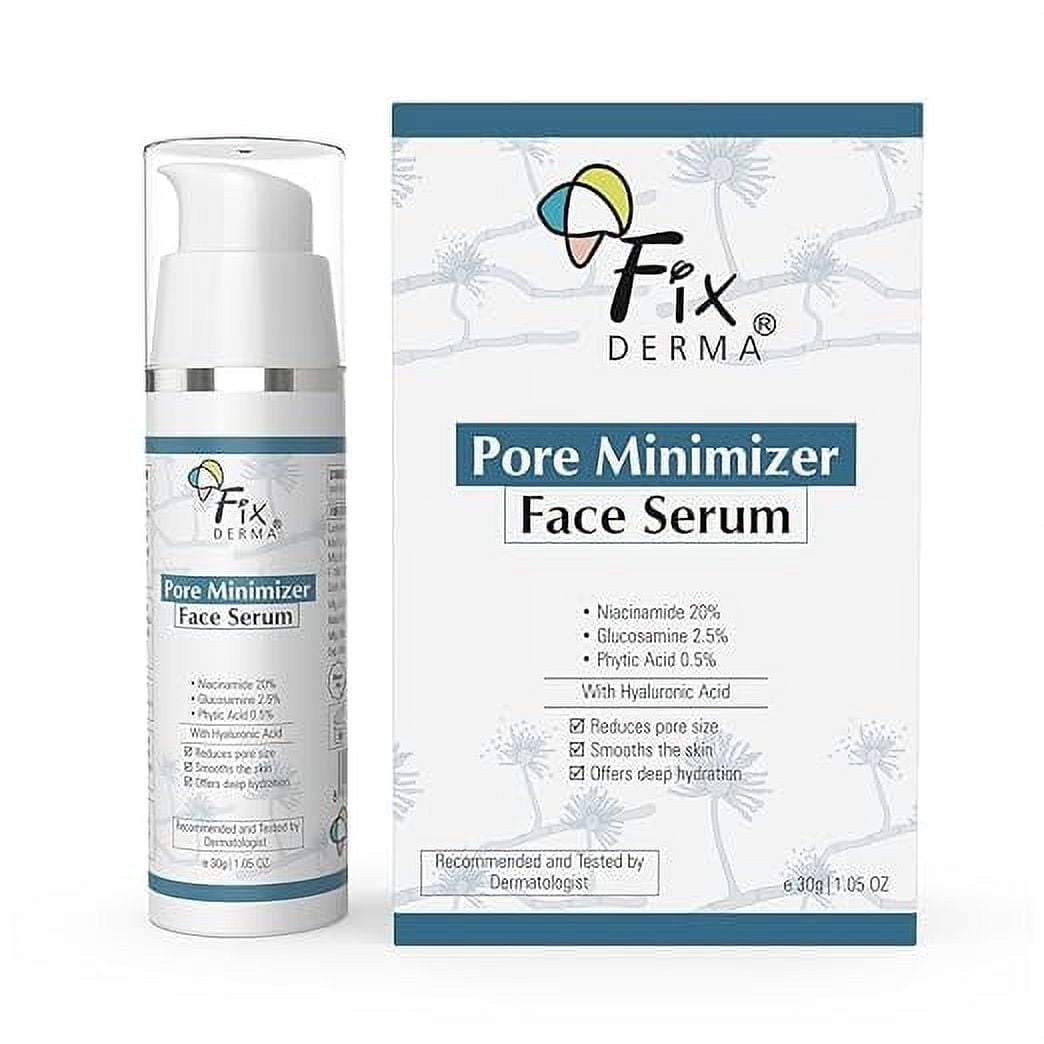 Fixderma 20% Niacinamide Serum for Face for Pore Minimizer with 2.5% Glucosamine & Hyaluro