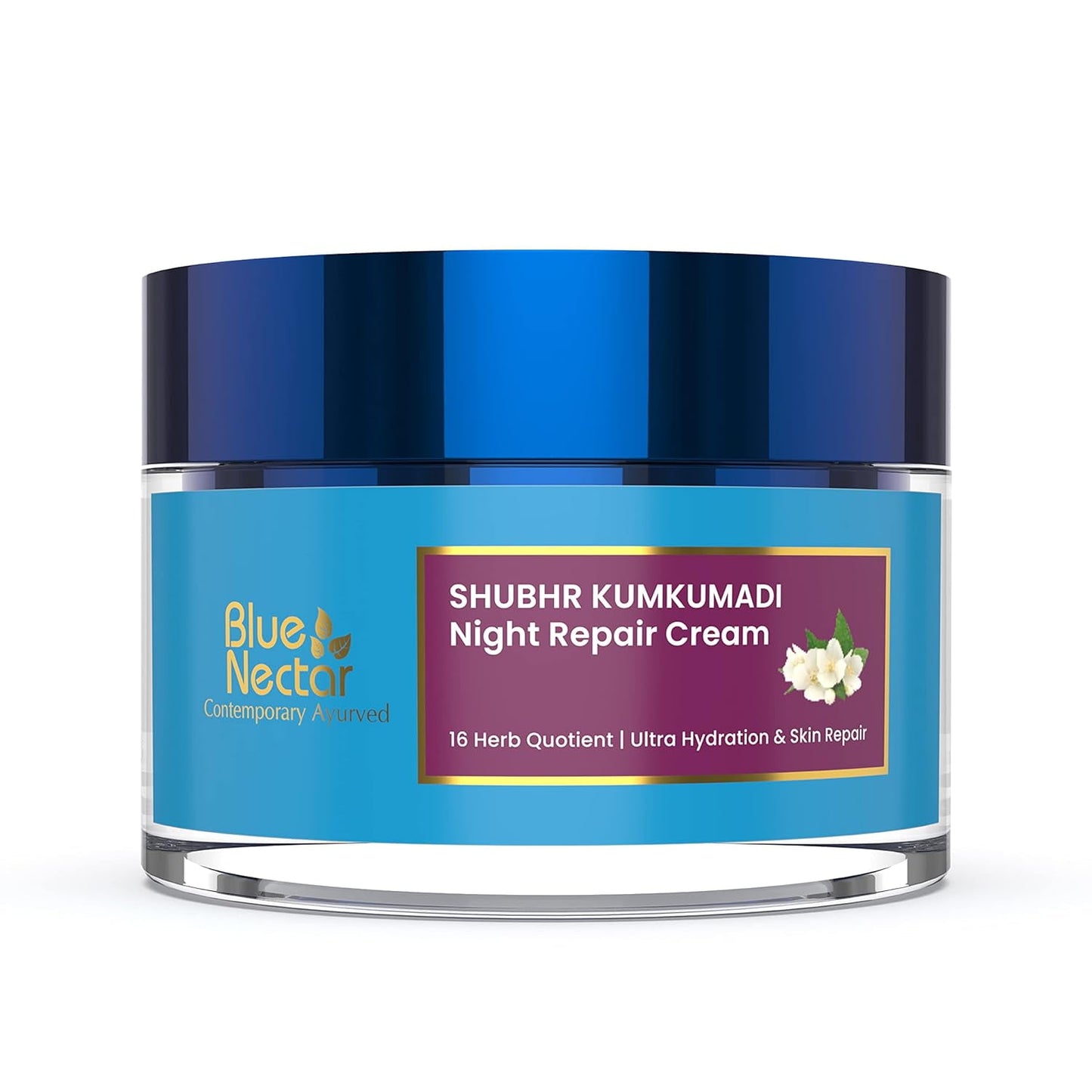 Blue Nectar Kumkumadi NightCream for Women for Glowing Skin | Brightening NightCream for O