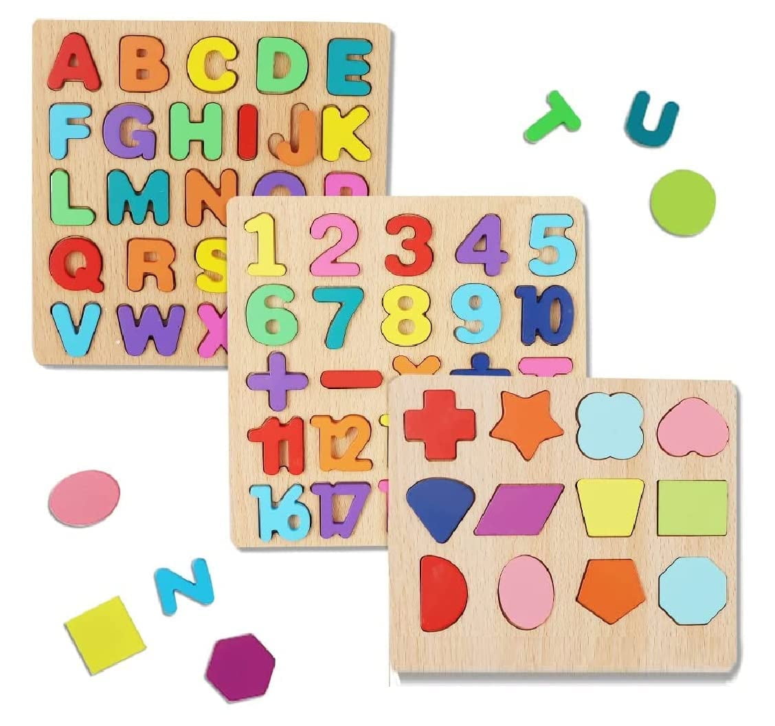 Chocozone Wooden Learning Educational Game Board For Kids, Puzzle Toys For 2 Years Old Boy