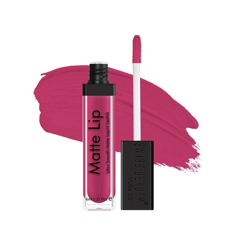 Swiss Beauty Ultra Smooth Matte Liquid Lipstick - 30 Fuschsia Pink