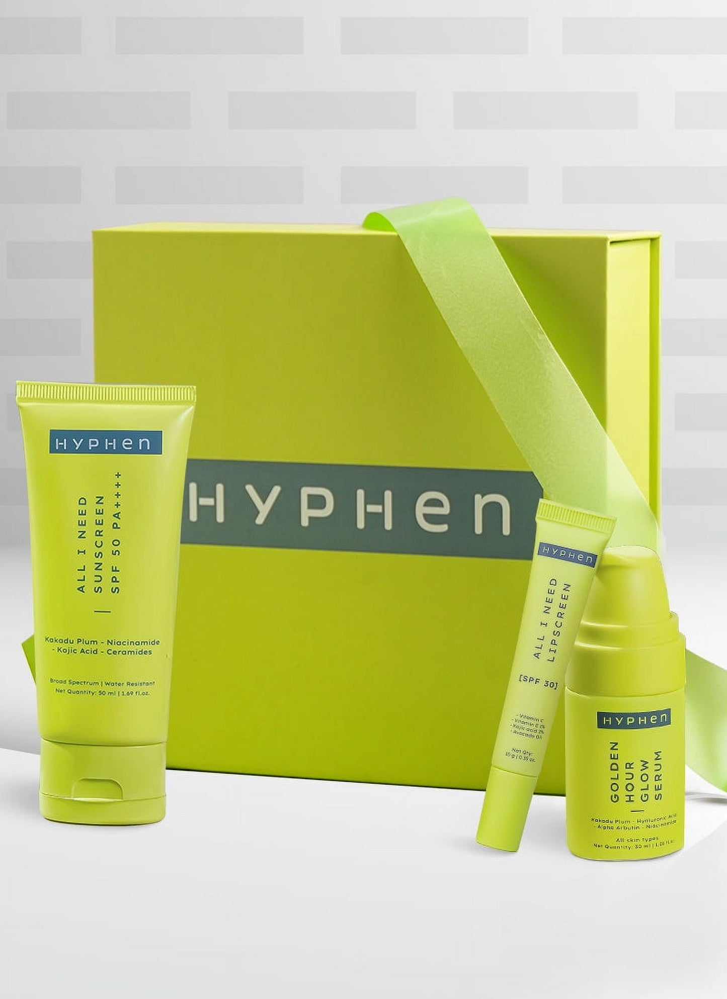 Hyphen Daily Glow Essentials Gift Kit with Complete SkinCare Routine
