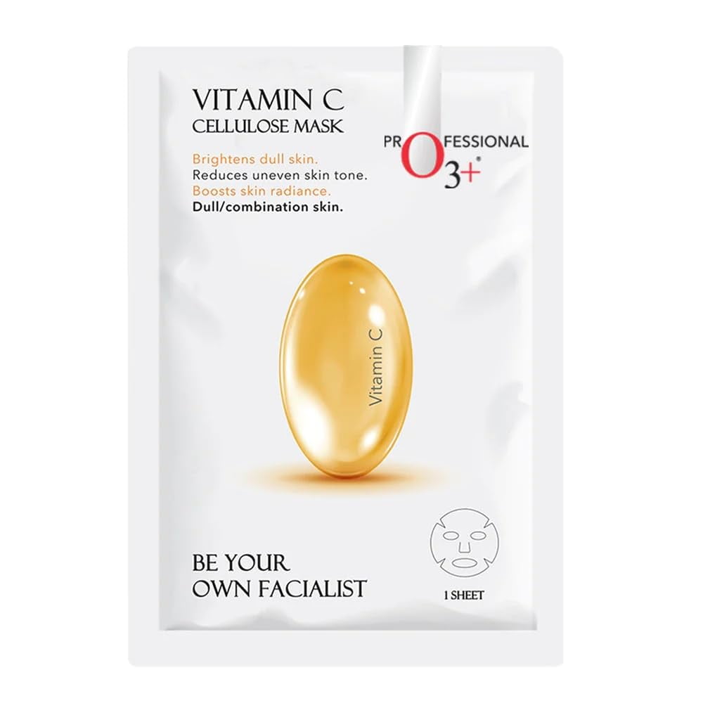 O3 Facialist Vitamin C Cellulose Face Sheet Mask 30g for Pigmentation and Uneven Skin Suit