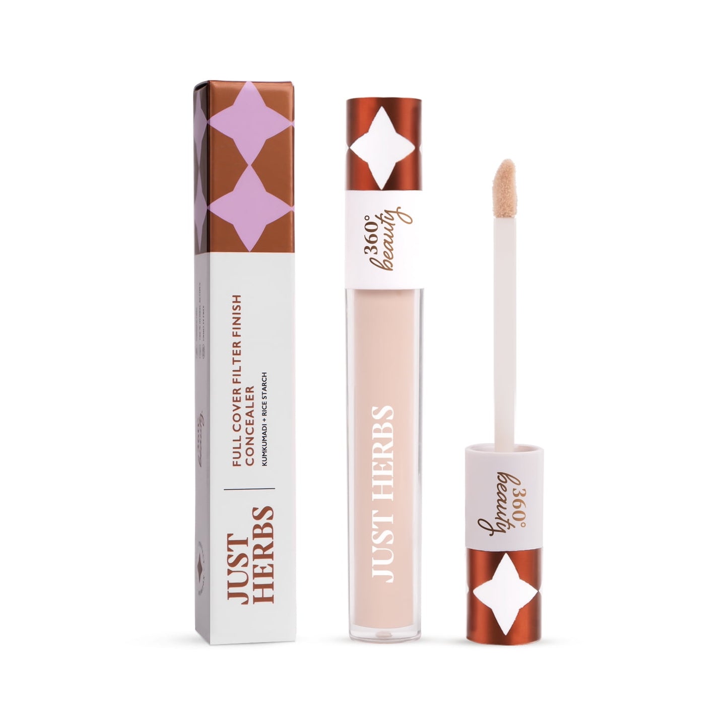 Just Herbs Full Cover Filter Finish Concealer - 01 Vanilla